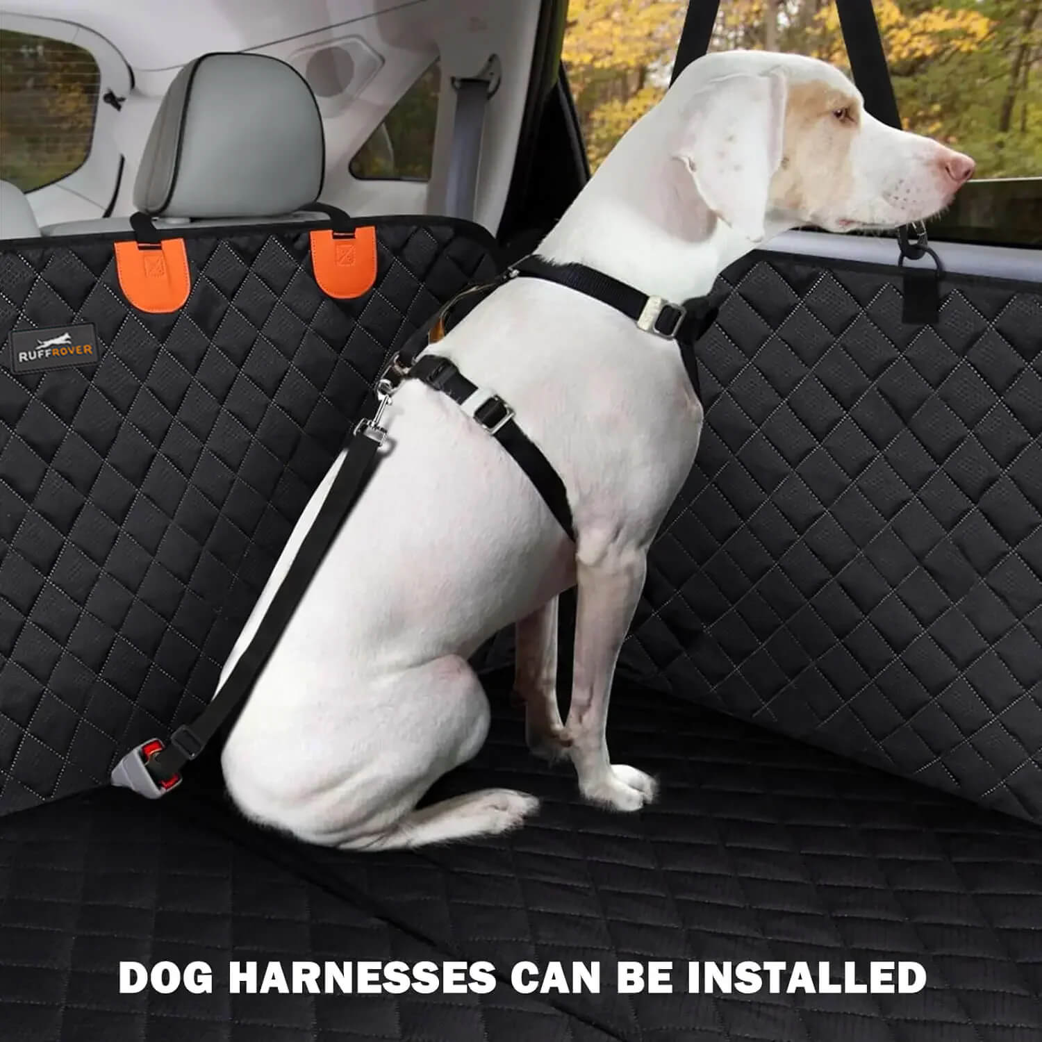 Hard-Bottom Back Seat Extender with Free Dog Bed