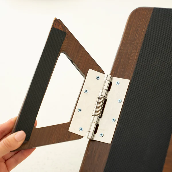 Portable Wooden Folding Sofa Tray Table | Armrest Clip-On Snack Tray