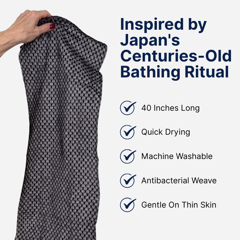 Toshi™ Japanese Exfoliating Shower Towel