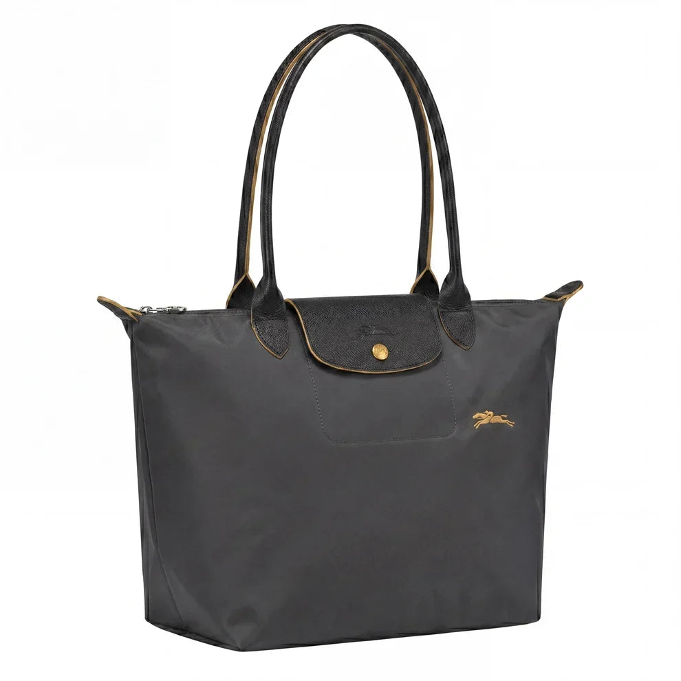 Large Foldable Nylon Bag, Golden