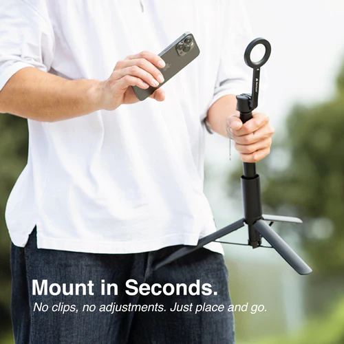 On-The-Go Magnetic Suction Phone Tripod