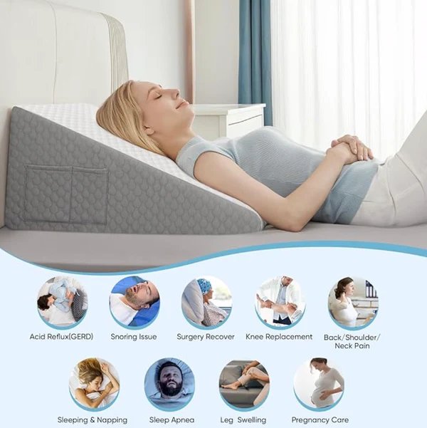 Orthopedic Wedge Pillow For Better Sleep