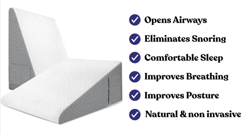 Orthopedic Wedge Pillow For Better Sleep