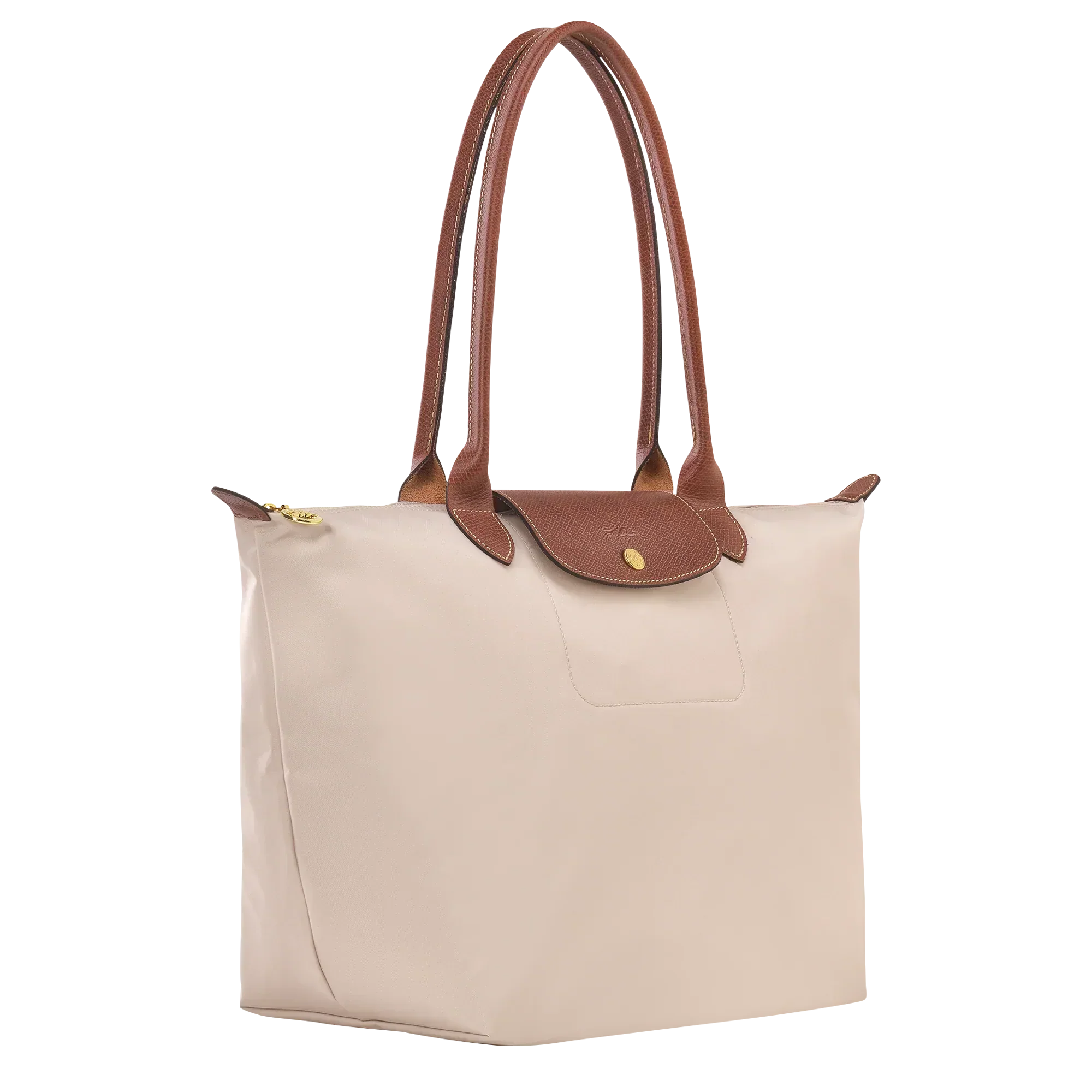 Large Foldable Nylon Bag, Paper White