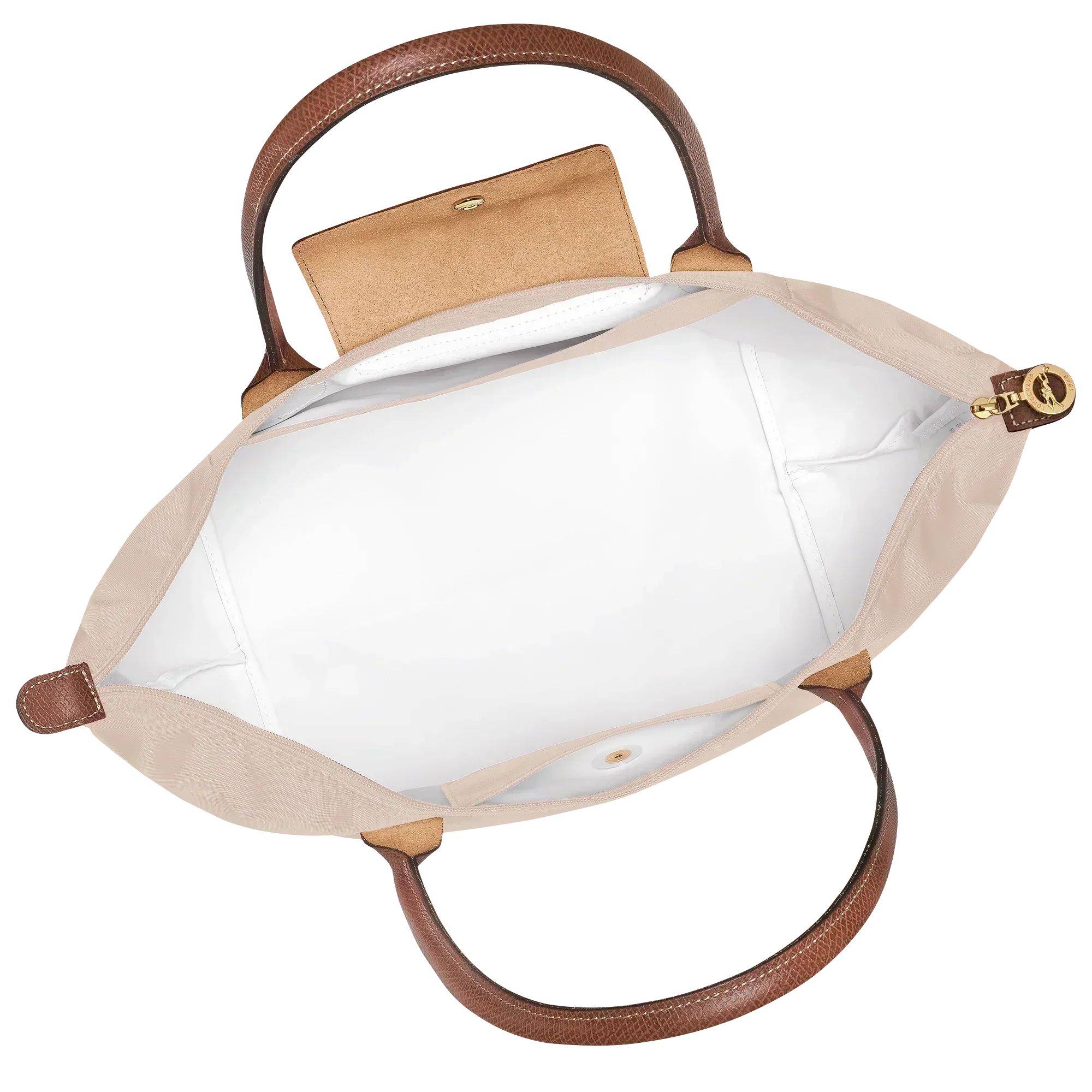 Large Foldable Nylon Bag, Paper White