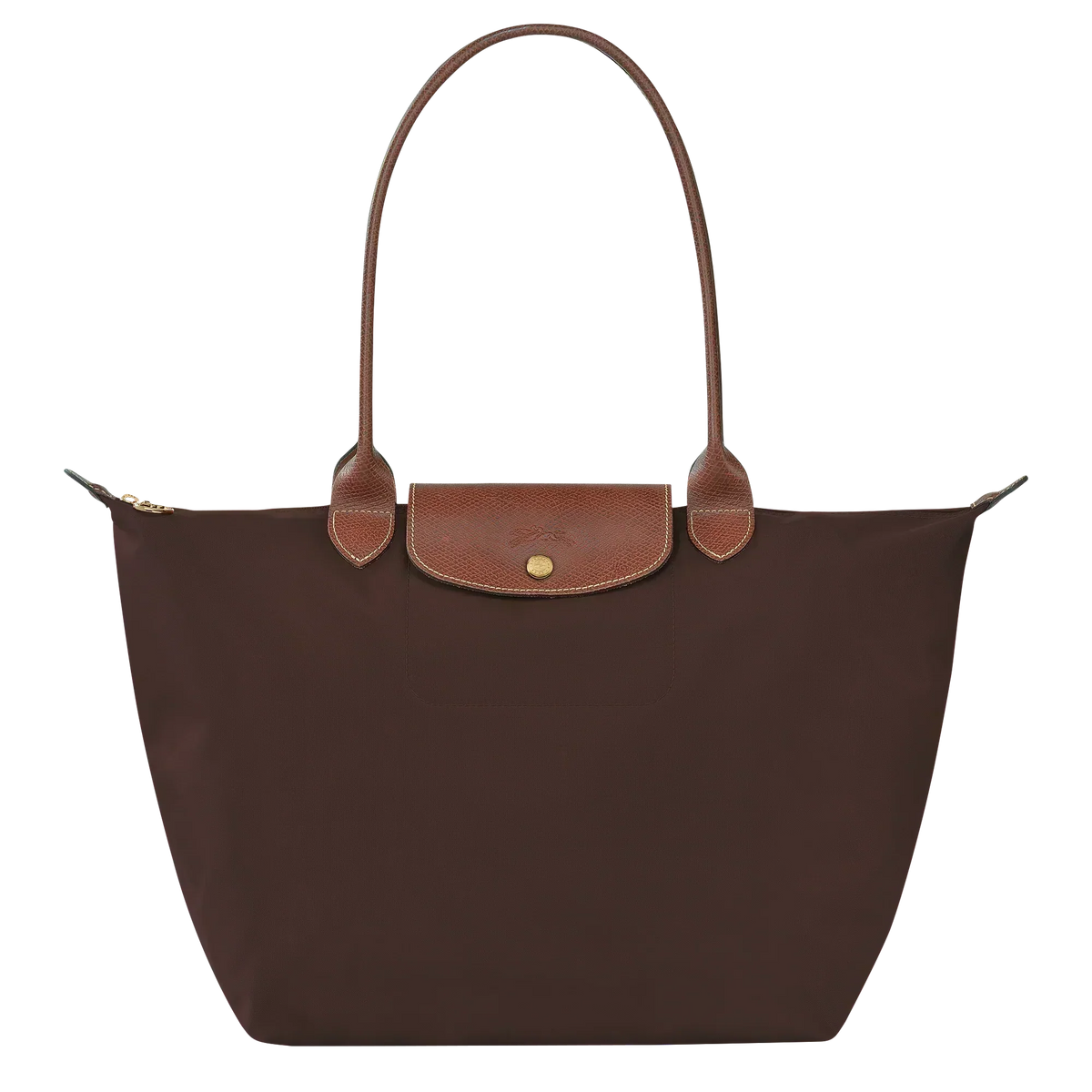 Large Foldable Nylon Bag, Ebony