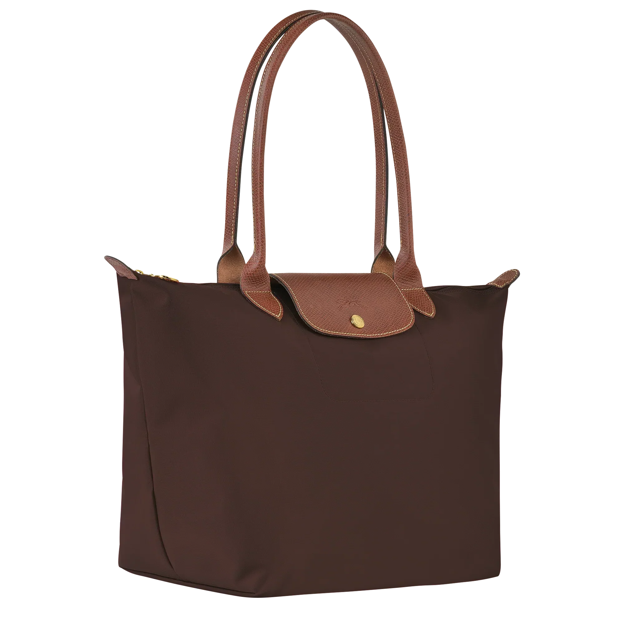 Large Foldable Nylon Bag, Ebony