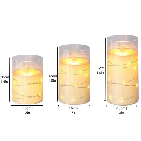 ELEGANCE LED CANDLE LIGHTS | AMBIENT LIGHTING WITH REMOTE CONTROL