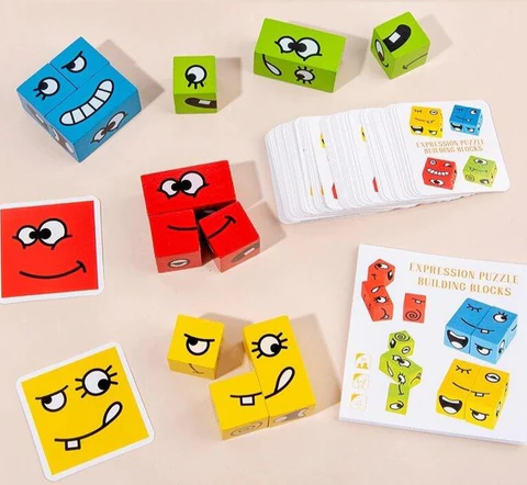 MULTIFUNCTIONAL PUZZLE BUILDING BLOCKS | EDUCATIONAL & FUN FOR ALL AGES