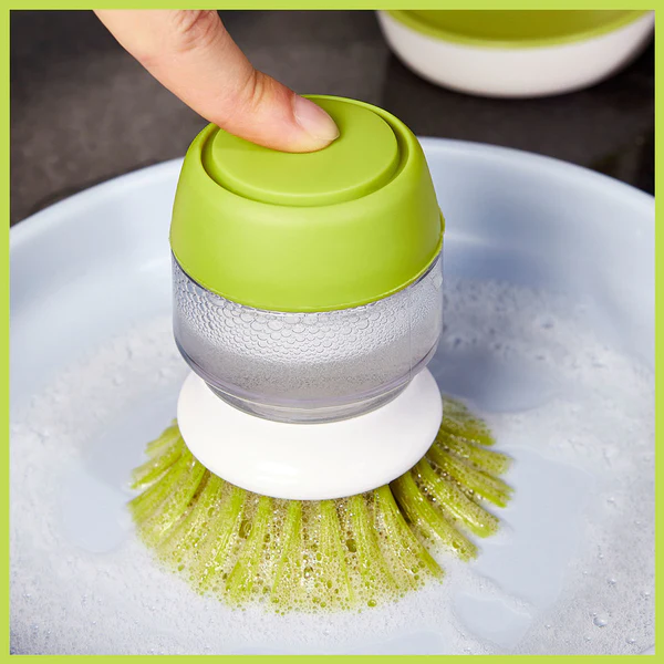 Dishwashing Brush With Soap Dispenser
