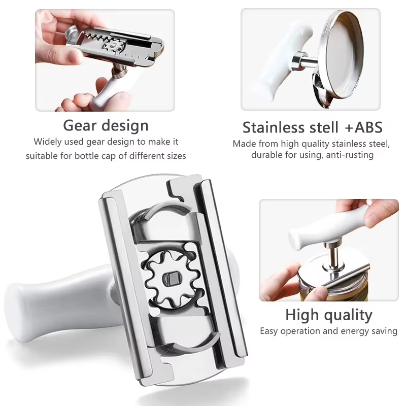 EffortlessGrip Jar Opener - Quick & Easy Lid Removal