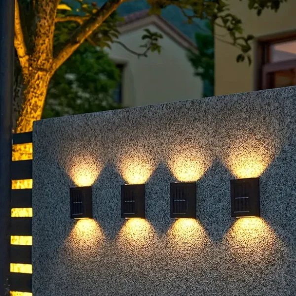 SolarLuxe LED Solar Wall Lamp - Automatic Operation