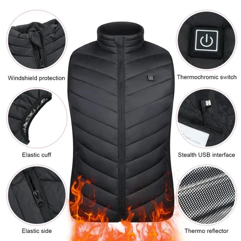 Innovative Heated Vest | Adjustable Temperature Comfort