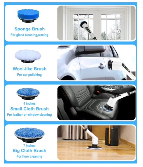 Cordless Scrub Jet Spin Scrubber Tool