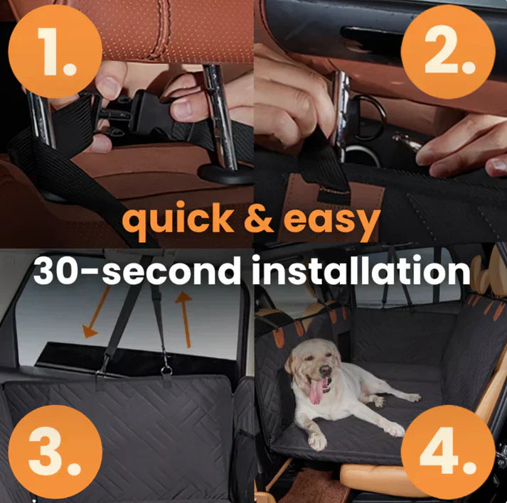 Hard-Bottom Back Seat Extender with Free Dog Bed