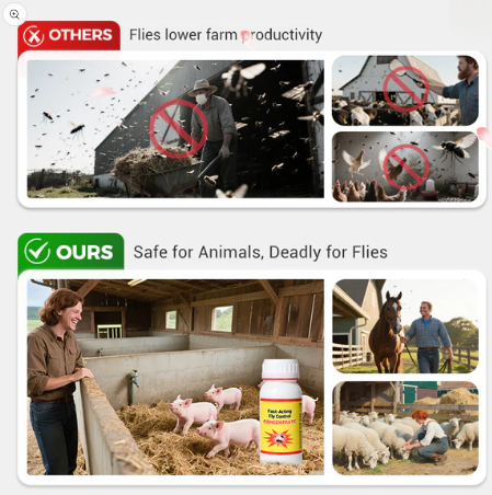 Universal High-Efficiency & Safe Fly Control Agent