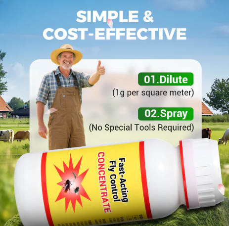 Universal High-Efficiency & Safe Fly Control Agent