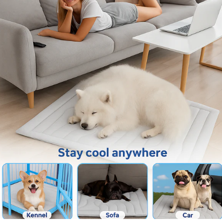Refreshing Dual-Sided Pet Cooling Mat