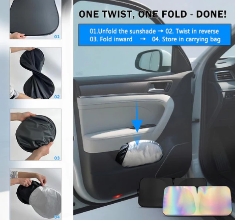 Reflective Foldable Car Sun Shade