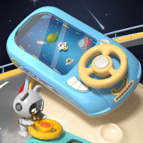 SpaceRacer | Steering Wheel Game for Kids with Space or Race Car Simulation