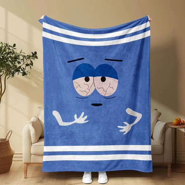 Ultra-Soft Cartoon Flannel Blanket - Cozy, Playful Comfort for All Ages