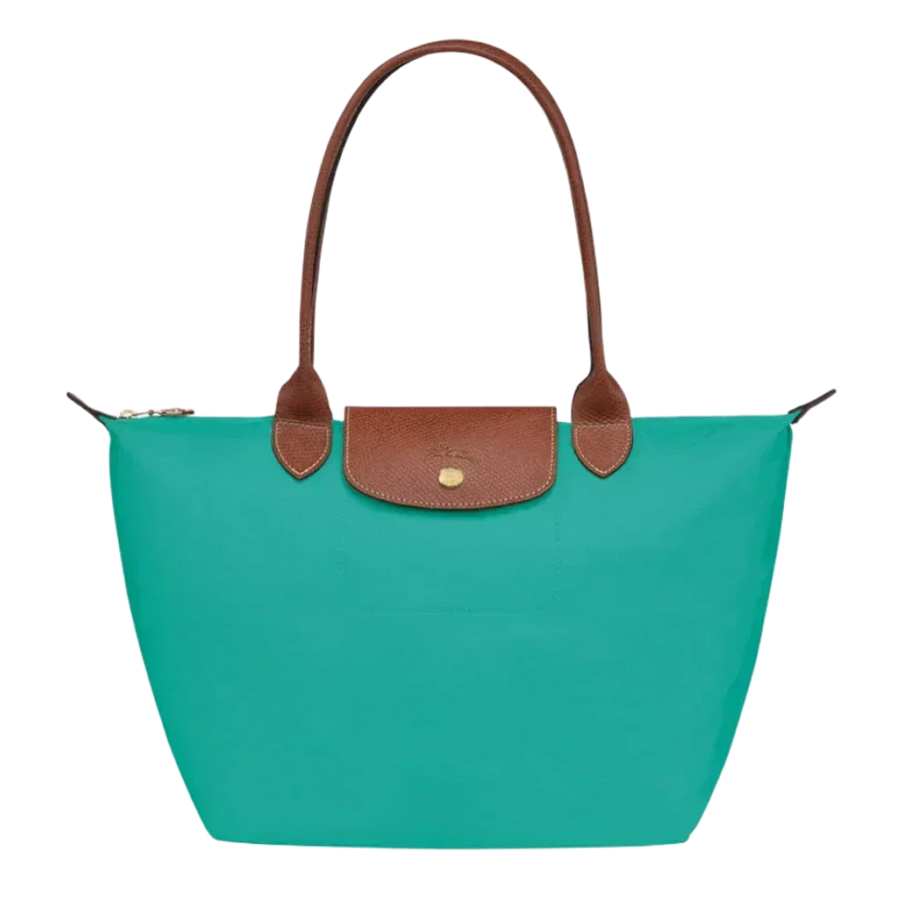 Large Foldable Nylon Bag, Turquoise