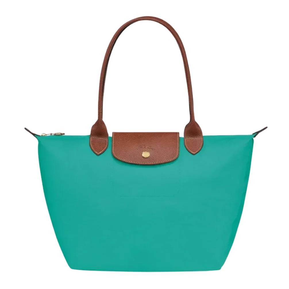 Large Foldable Nylon Bag, Turquoise