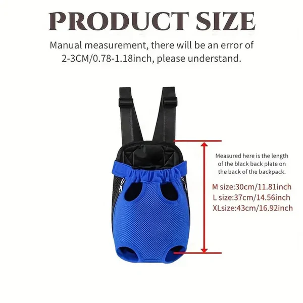 PET TRAVEL LEG-OUT BACKPACK | COMFORTABLE & SAFETY-CERTIFIED FOR PETS