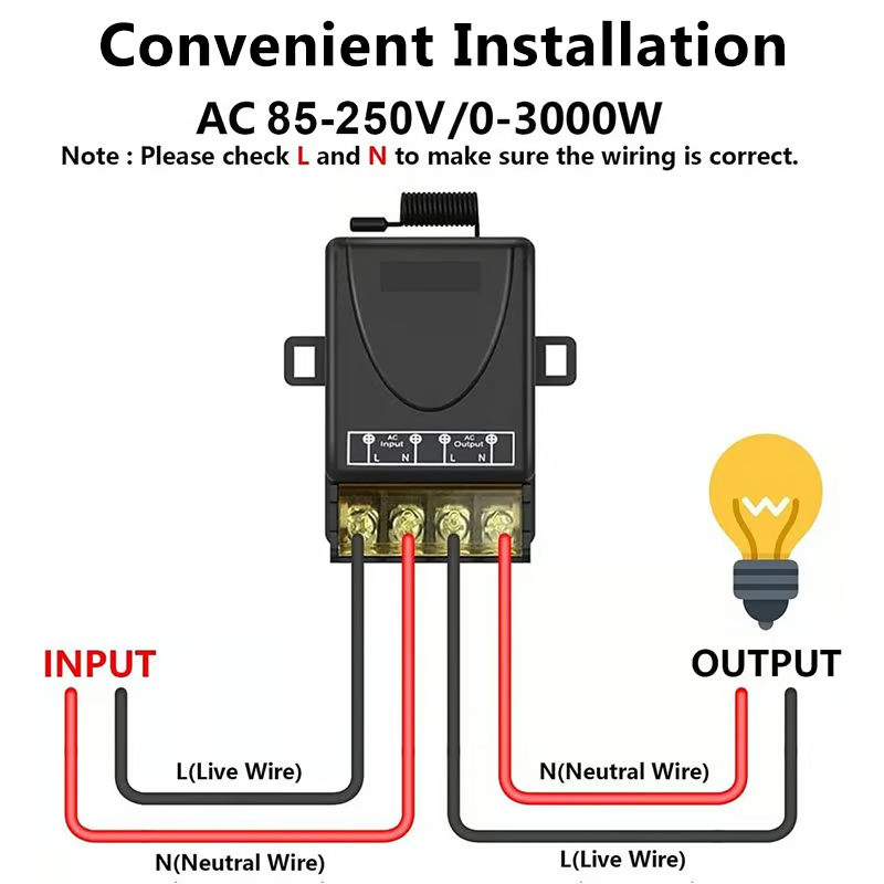 Powerful Wireless Remote Switch - Effortless Control for Electrical Devices