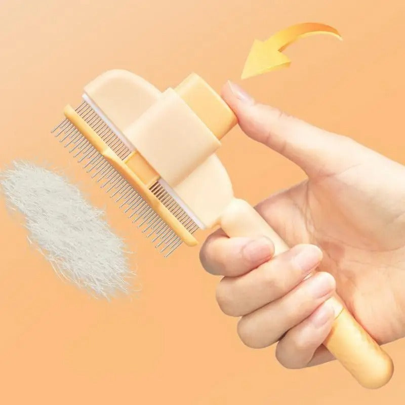 Gentle Anti-Shedding Cat Brush With Soothing Massage Effect