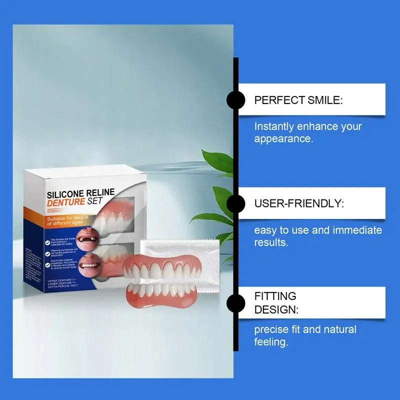 SmileLuxe Silicone Reline Denture Kit