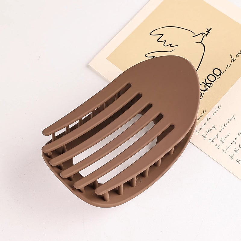 Sleek Oval Hair Clip Set