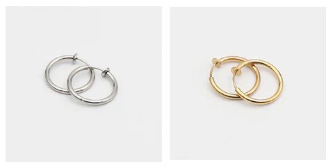 RETRACTABLE EARRINGS | NON-PIERCING HOOP EARRINGS