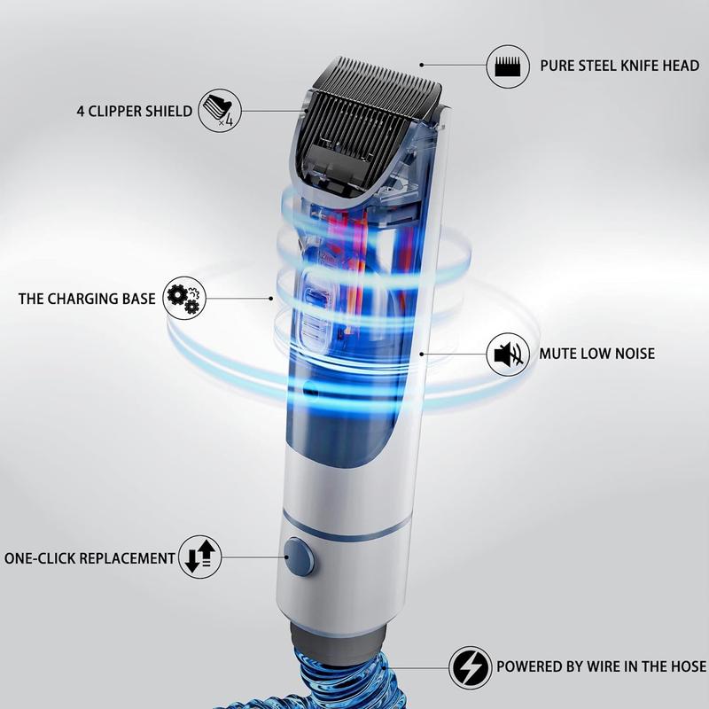 Pro Grooming Kit With Built-In Vacuum