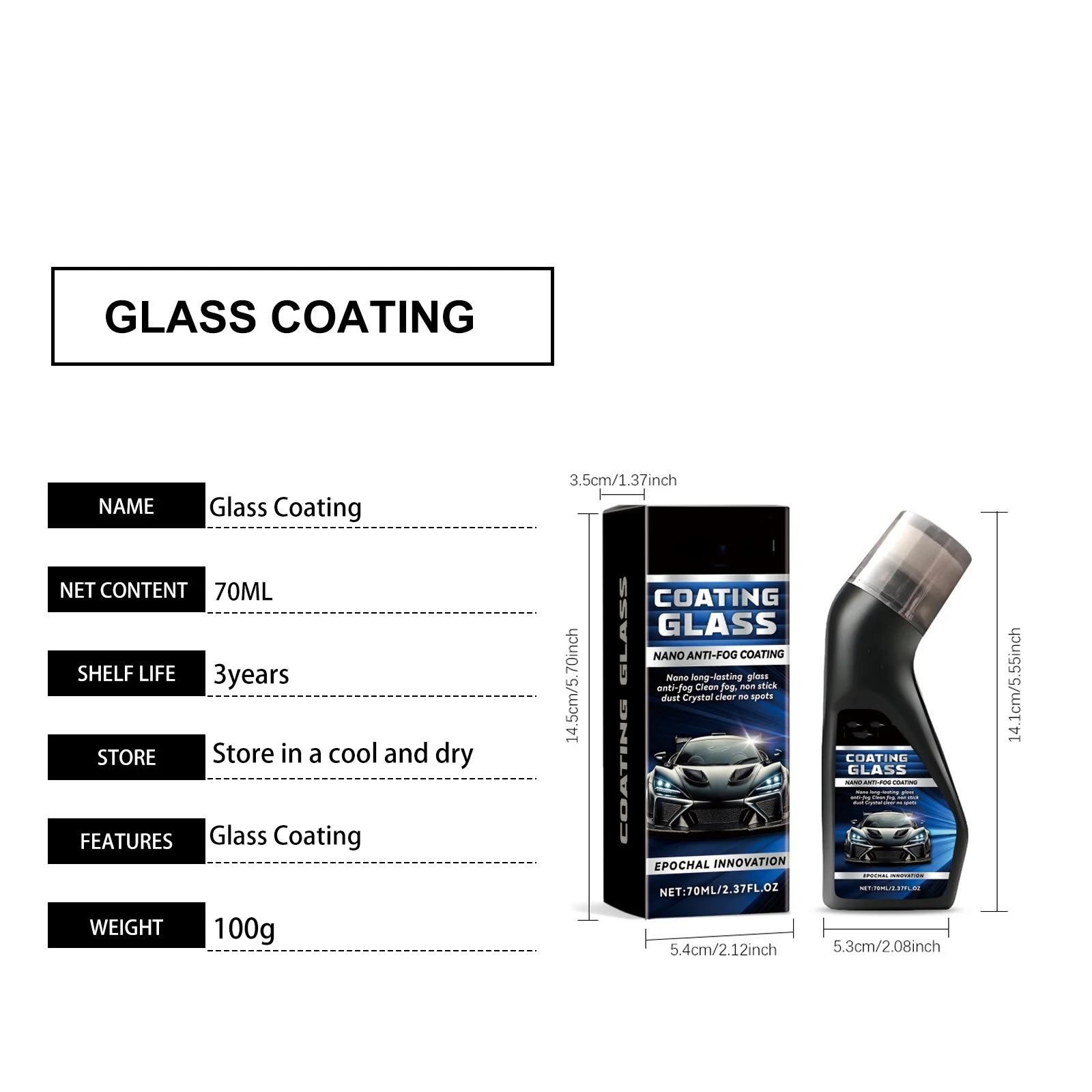 Crystal-Clear Anti-Fog Coating Wiper