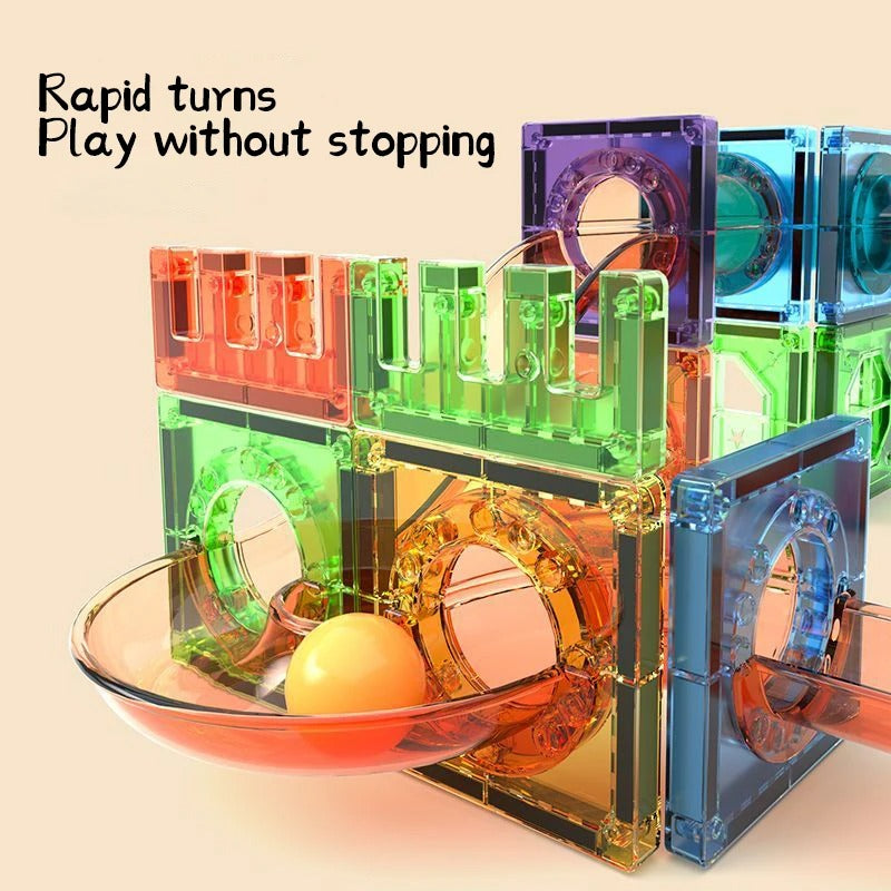 PARADIES MAGNETIC MARBLE RUN | CREATIVE BUILDING BLOCKS FOR KIDS