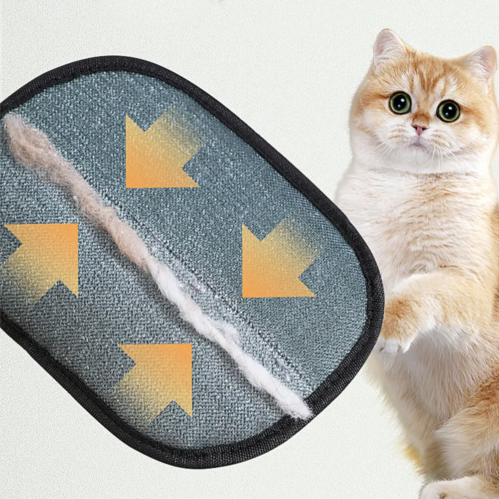 Efficient Double-Sided Pet Hair Removal Gloves