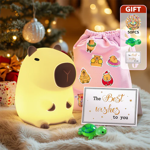 CUDDLY CAPYBARA SQUISHY NIGHT LIGHT