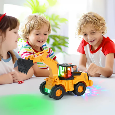 DiggyDazzle | Musical Excavator with Lights & Movement for Kids