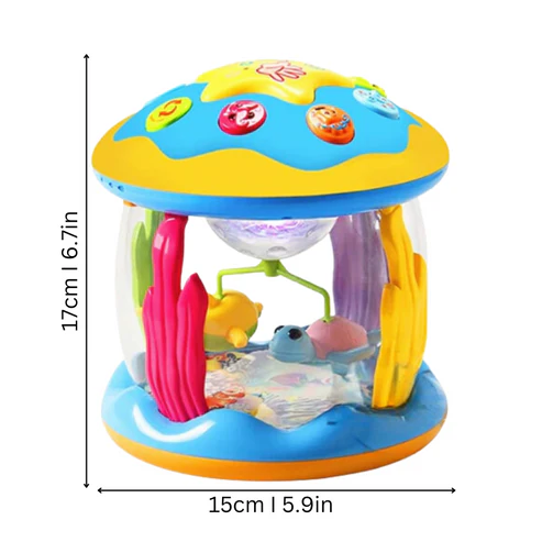MelodyWheel | Enchanting Musical Carousel for Babies