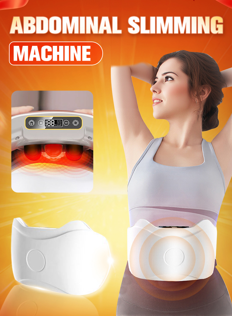 Slimming Heated Abdominal Belt For Fat Burn & Bloating Relief
