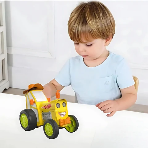 Remote-Controlled Acrobatic Stunt Car with Lights & Music