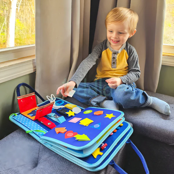 Engaging Montessori Busy Board
