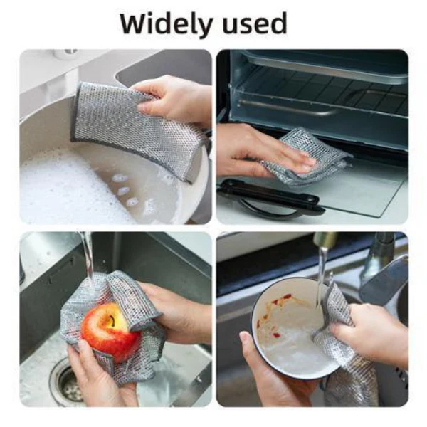 Durable Non-Scratch Wire Dishcloths