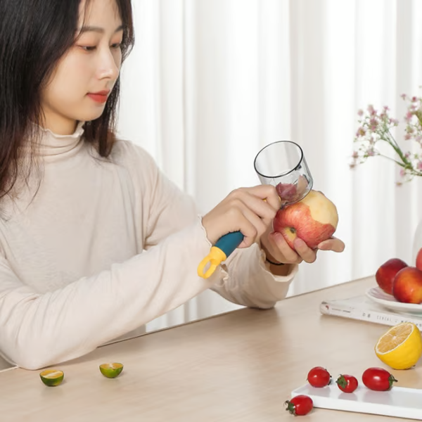 Efficient Multi-Function Peeler With Built-In Storage Box