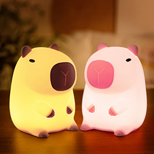 CUDDLY CAPYBARA SQUISHY NIGHT LIGHT