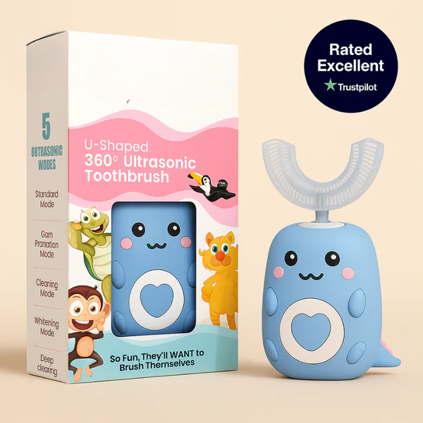 Gentle U-Shaped 360 Ultrasonic Toothbrush