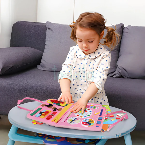 Engaging Montessori Busy Board