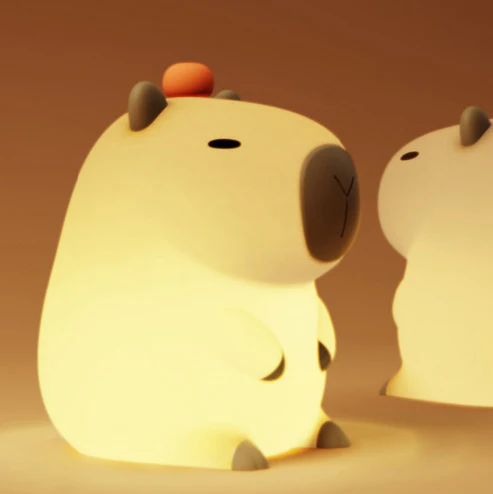 CUDDLY CAPYBARA SQUISHY NIGHT LIGHT
