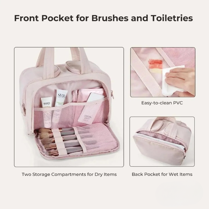 Elegant Puffy Toiletry Bag